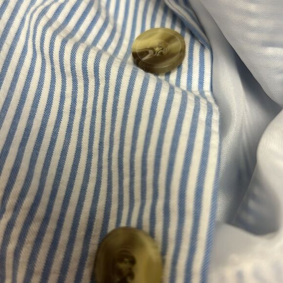 Janie and Jack 100049003 Boy Light Blue Stripe The Seersucker Blazer NWT - Picture 10 of 11